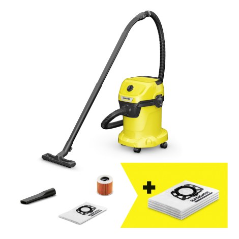 Sauso-drėgno valymo siurblys Karcher WD 3 V-17/4/20; 1000 W