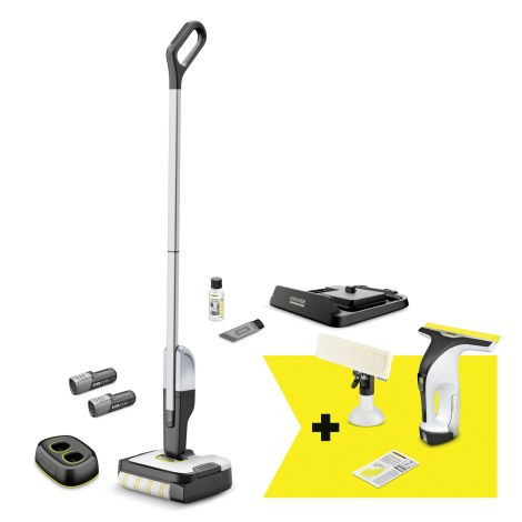 Grindų plovimo mašina Karcher FC 2-4 + WV 4-4 SET
