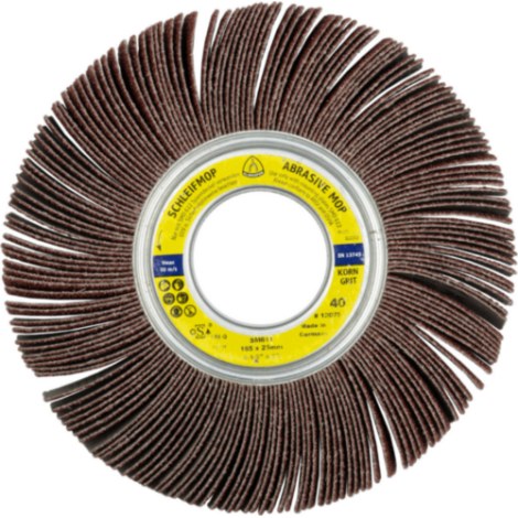 Žiedlapinis šlifavimo diskas Klingspor 12062; 140x50 mm; G60; 3 vnt.