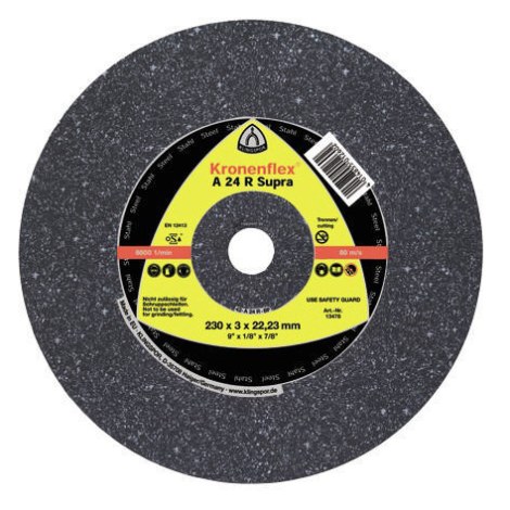 Abrazyvinis pjovimo diskas Klingspor A 24 R Supra; 230x3 mm; FL; 25 vnt.