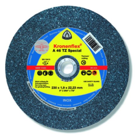 Abrazyvinis pjovimo diskas Klingspor A 46 TZ Special; 180x1,6 mm; 25 vnt.