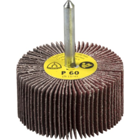 Žiedlapinis šlifavimo diskas Klingspor KM 615; 30x10 mm; G120; 10 vnt.