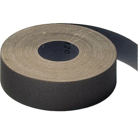 Šlifavimo popieriaus rulonas Klingspor; KL 385 JF; 115x5000 mm; K320; 1 vnt.