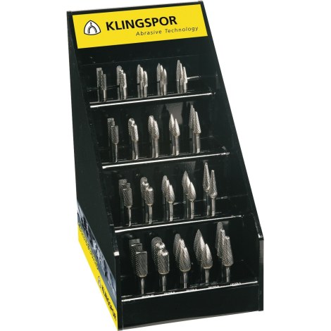Šlifavimo akmenų rinkinys Klingspor HF 100 A; 40 vnt.