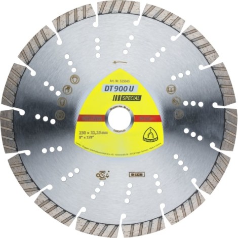 Deimantinis pjovimo diskas Klingspor DT 900 U Special; 350x3x30,0 mm