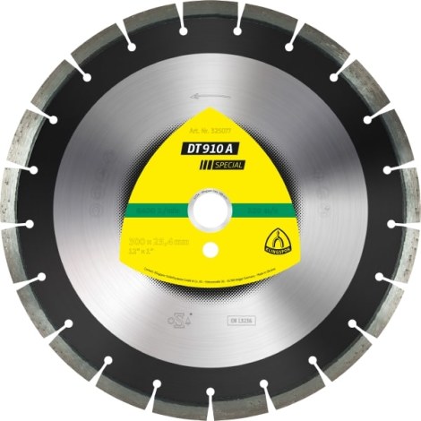 Deimantinis pjovimo diskas Klingspor DT 910 A Special; 450x3,7x25,4 mm