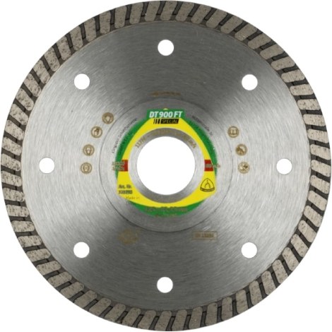 Deimantinis pjovimo diskas šlapiam pjovimui Klingspor DT 900 FT Special; 100x1,4x22,23 mm