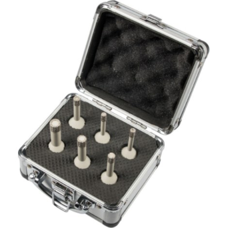 Deimantinis grąžtas sausam pjovimui Klingspor DK 600 F Supra SET; 6-12 mm; 6 vnt.