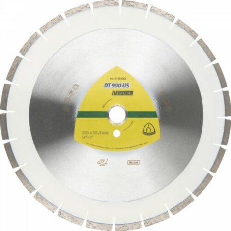 Deimantinis pjovimo diskas Klingspor DT 900 US Special; 500x25,4 mm
