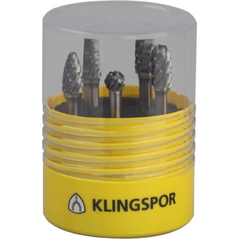 Šlifavimo akmenų rinkinys Klingspor HF 100 Steel; 5 vnt.