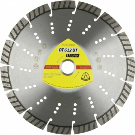 Deimantinis pjovimo diskas Klingspor DT 612 UT Supra; 150x22,23 mm