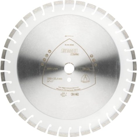 Deimantinis pjovimo diskas Klingspor DT 600 U Supra; 400x3,6x25,4 mm