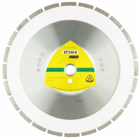 Deimantinis pjovimo diskas Klingspor DT 350 U Extra; 400x25,4 mm