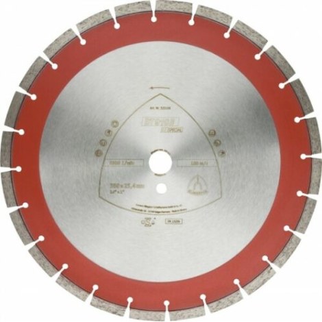 Deimantinis pjovimo diskas Klingspor DT 910 B Special; 400x25,4 mm