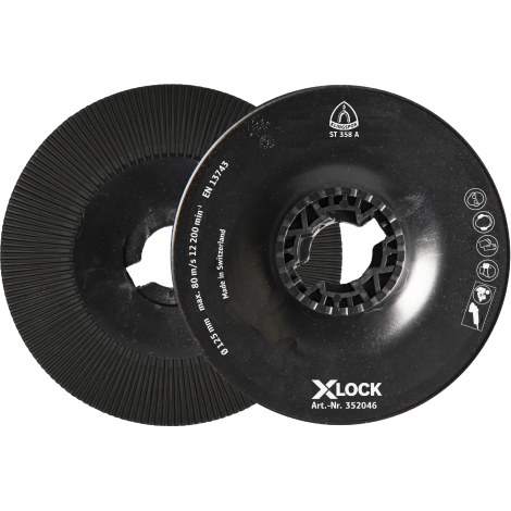 Šlifavimo padas Klingspor ST 358 A; 125 mm; X-LOCK 