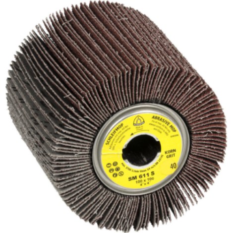 Žiedlapinis šlifavimo diskas Klingspor 60868; 100x50 mm; G40; 3 vnt.