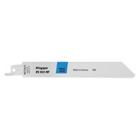 Pjūkleliai tiesiniam pjūklui Klingspor 670415; 150 mm; 5 vnt.