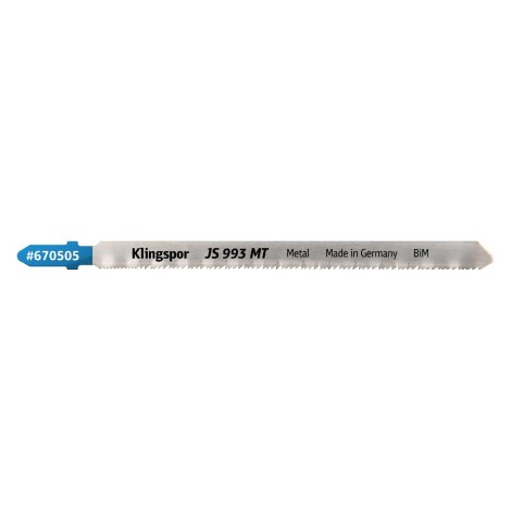 Pjūkleliai siaurapjūkliui Klingspor 670505; 132 mm; 5 vnt.
