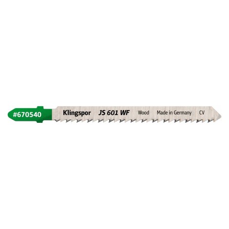 Pjūkleliai siaurapjūkliui Klingspor 670517; 130 mm; 5 vnt.
