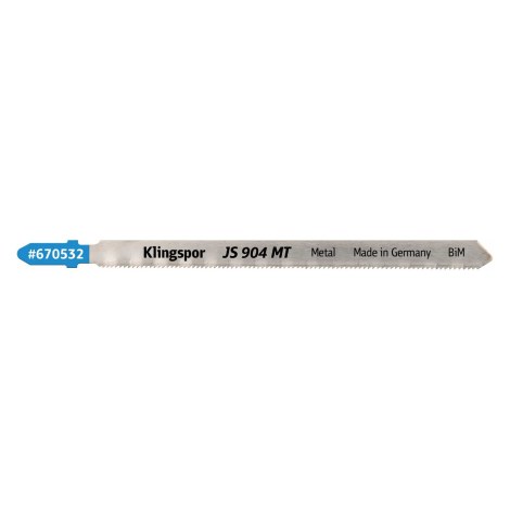 Pjūkleliai siaurapjūkliui Klingspor 670532; 130 mm; 5 vnt.