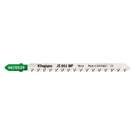 Pjūkleliai siaurapjūkliui Klingspor 670539; 115 mm; 5 vnt.