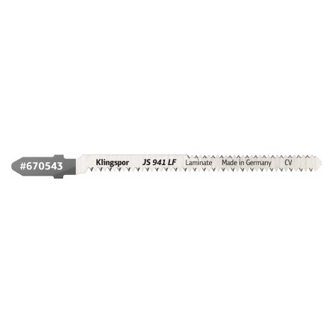 Pjūkleliai siaurapjūkliui Klingspor 670543; 100 mm; 5 vnt.