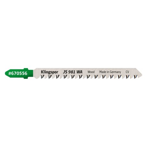 Pjūkleliai siaurapjūkliui Klingspor 670545; 170 mm; 5 vnt.