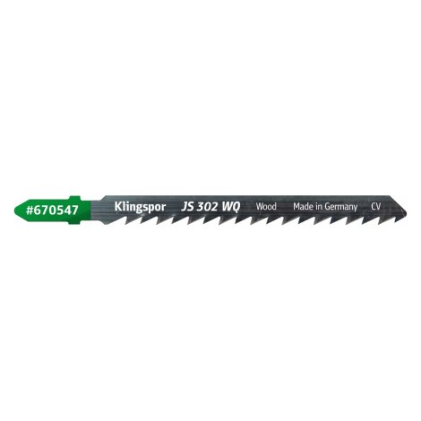 Pjūkleliai siaurapjūkliui Klingspor 670548; 130 mm; 5 vnt.