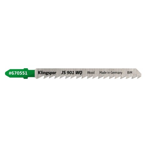 Pjūkleliai siaurapjūkliui Klingspor 670551; 100 mm; 5 vnt.