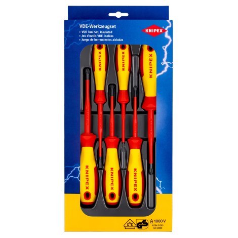 Atsuktuvų komplektas Knipex 002012V04; 6 vnt.
