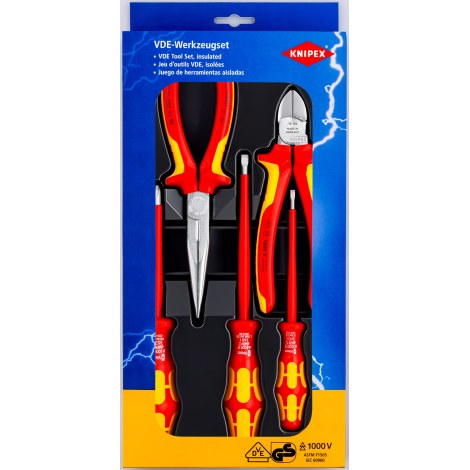 Replių komplektas Knipex 002013; 5 vnt.