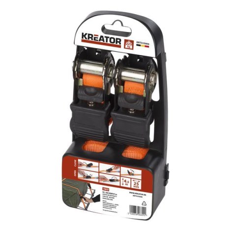 Juosta kroviniui tvirtinti Kreator KRT555006; 4,5 m