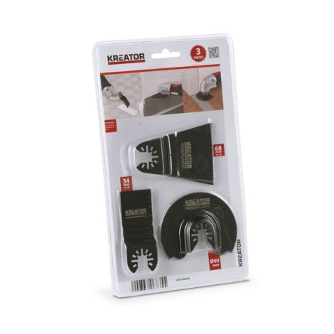 Priedų rinkinys Kreator KRT990040; 3 vnt.