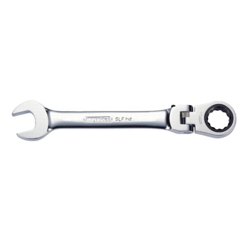 Kombinuotas raktas su terkšle KS Tools Gear+; 13 mm 