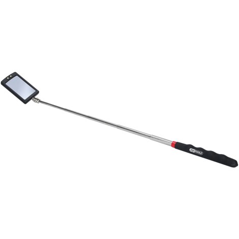Teleskopinis veidrodėlis KS Tools LED; 285-875 mm
