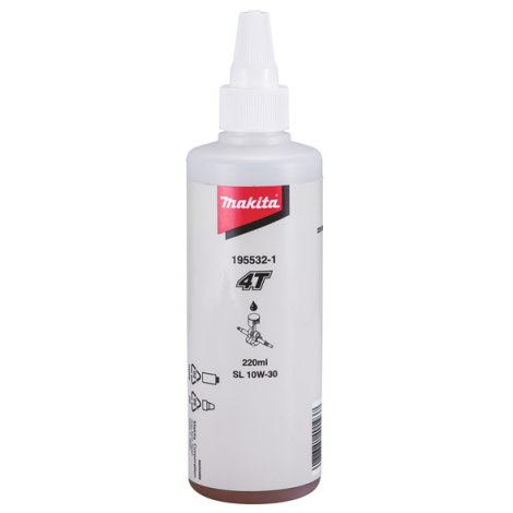 Alyva Makita 195532-1; 220 ml vejapjovių/vejos traktorių varikliams