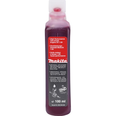 Alyva dvitakčiams varikliams kuro mišinio maišymui Makita 195957-9; 0,1 l 