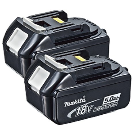 Akumuliatorius Makita; 18 V; 5,0 Ah; Li-ion; 2 vnt.