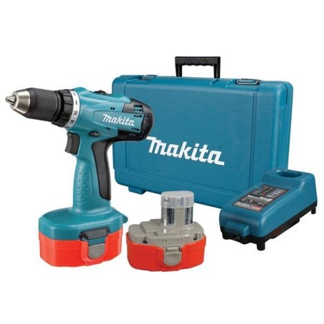 Suktuvas-gręžtuvas Makita 6391DWAE; 18 V; 2x1,9 Ah akum.