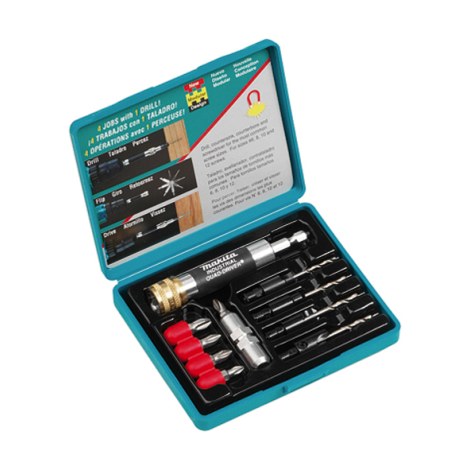11 dalių priedų komplektas Makita Quick Driver