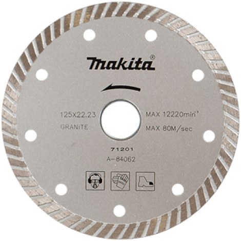 Deimantinis pjovimo diskas Makita Turbo; 125 mm 