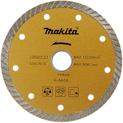 Deimantinis pjovimo diskas Makita Turbo; 125 mm 