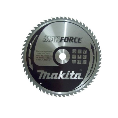 Pjovimo diskas medienai Makita; 355x3x30,0 mm; Z60; 20°  