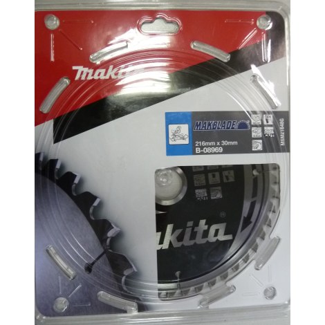 Pjovimo diskas medienai Makita; 216x2,4x30,0 mm; Z48; 5°  