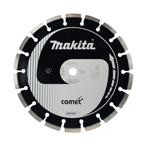Deimantinis pjovimo diskas asfaltui Makita Comet; 350 mm 