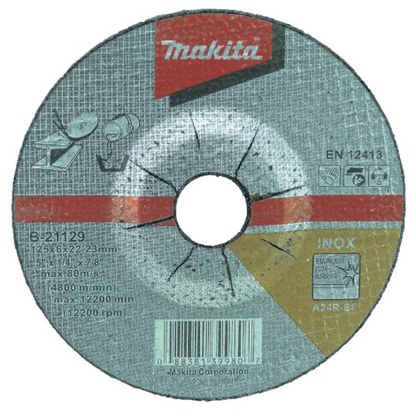 Šlifavimo diskas Makita A24R; 125x22,23 mm
