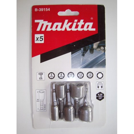 Magnetinių sukimo galvučių komplektas Makita; 5 vnt.