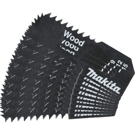 Pjūkleliai tiesiniam pjūklui Makita; 53x18x0,55 mm; 10 vnt. 
