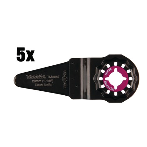 Įpjaunamasis pjūklelis Makita B-65006-5; Starlock; HCS; 28 mm; 5 vnt.