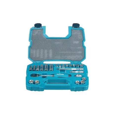 Galvučių komplektas Makita B-65573; 3/8''; 23 vnt.